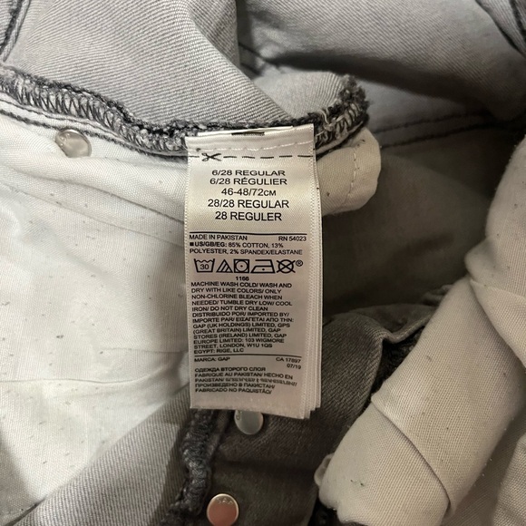Gap jeans 6/28 regular high rise - Picture 8 of 8